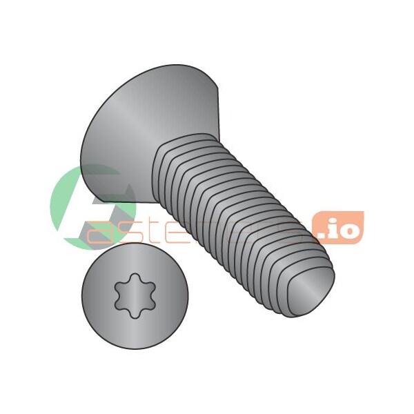 Newport Fasteners Thread Forming Screw, #4-40 x 5/16 in, Black Oxide Steel Flat Head Torx Drive, 10000 PK 685334 - main